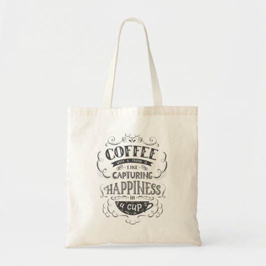 Tote Bag Café Avec Un Ami (Devant)