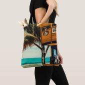 Tote Bag Cafe Bar de la plage de Bali (De près)
