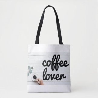 Tote Bag Café blanc Lover Fourre-tout