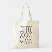 Tote Bag Café Books & Rain (Dos)