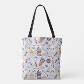Tote Bag Café caféine caféine (Dos)
