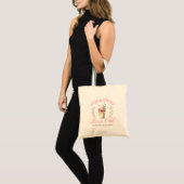 Tote Bag Café Chic Pink Overcaffeinated Maman's Club