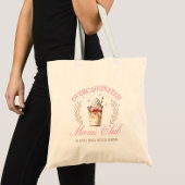 Tote Bag Café Chic Pink Overcaffeinated Maman's Club