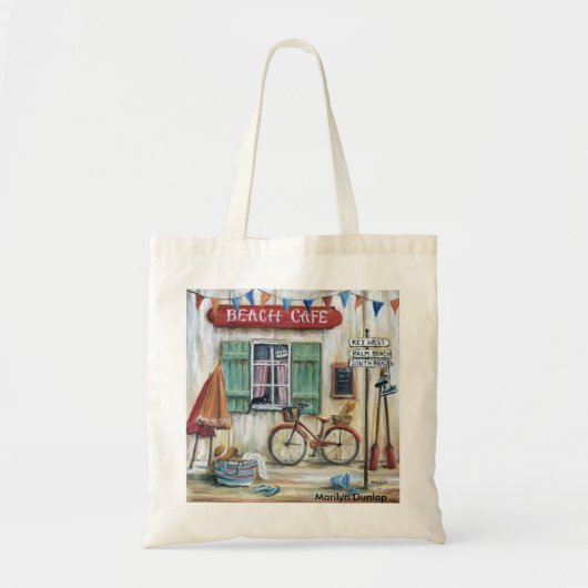 Tote Bag Café de plage (Devant)
