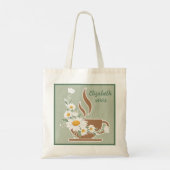 Tote Bag Café et marguerites (Dos)