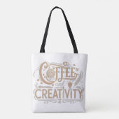 Tote Bag Café et Typographie Créative (Dos)