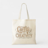 Tote Bag Café et Typographie Créative (Dos)