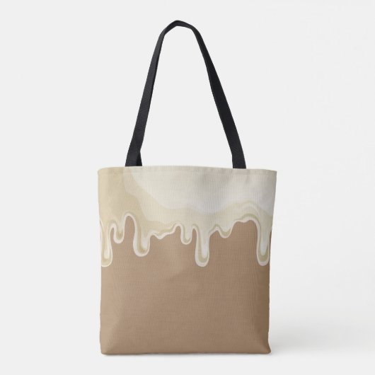 Tote Bag Café glacé avec crème séchée (Dos)