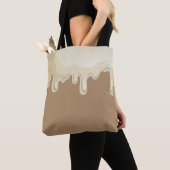 Tote Bag Café glacé avec crème séchée (De près)