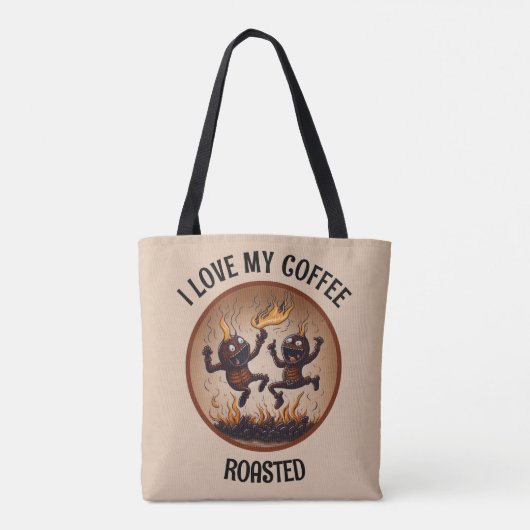 Tote Bag Café grillé (Dos)