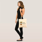 Tote Bag Café Lover Design 100% Addicted Caféine