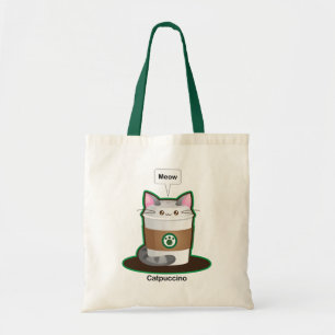 Tote Bag Café mignon de chat