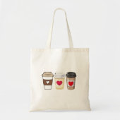 Tote Bag Café Mignon Tendance Moderne (Devant)