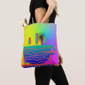 Tote Bag Café ou thé ? Décoratif (De près)