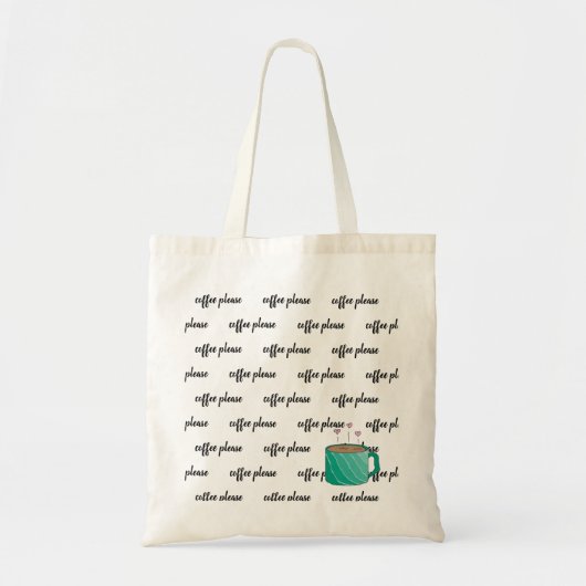 Tote Bag Café S'Il Vous Plaît (Devant)