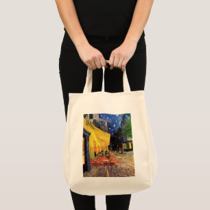 Tote Bag Cafe Terrace at Night by Vincent van Gogh
