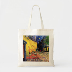 Tote Bag Café Terrasse à la nuit par Vincent van Gogh