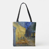 Tote Bag Café Terrasse en soirée | Vincent van Gogh (Dos)
