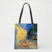 Tote Bag Cafe Terrasse tableau d'art de Vincent van Gogh (Devant)
