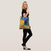 Tote Bag Cafe Terrasse tableau d'art de Vincent van Gogh (Sur le modèle)