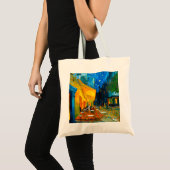 Tote Bag Café Van Gogh Terrasse en soirée (Devant (produit))