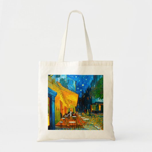 Tote Bag Café Van Gogh Terrasse en soirée (Devant)