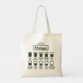 Tote Bag Cafés de Malaga (Dos)