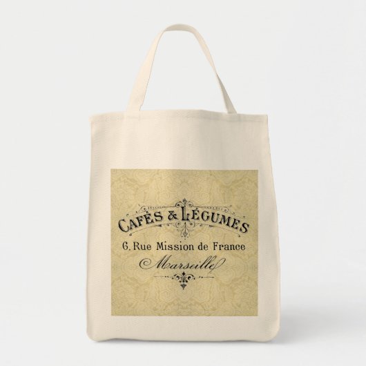 Tote Bag Cafés et épicerie français Fourre-tout de (Devant)