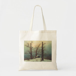 Tote Bag Cairn dans la neige par Caspar David Friedrich