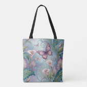 Tote Bag Calas et papillons du printemps (Dos)