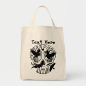 Tote Bag Calaveras décoratives Halloween (Devant)