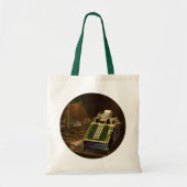 Tote Bag Calculatrice comptable Comptometer Entreprise Vint (Devant)