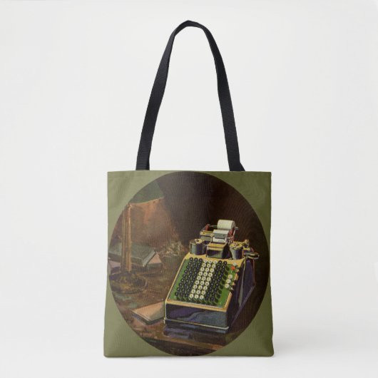 Tote Bag Calculatrice comptable Comptometer vintage (Devant)