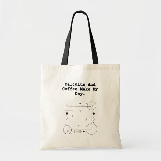 Tote Bag Calculus & Coffee Lover| Math Teacher Daily Ritual (Devant)