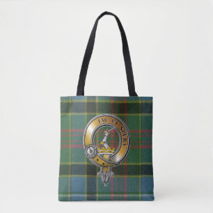 Tote Bag Caldwell Tartan & Badge