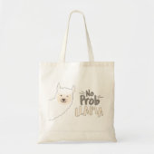 Tote Bag Calembour de lama, aucun calembour de Problema, (Devant)