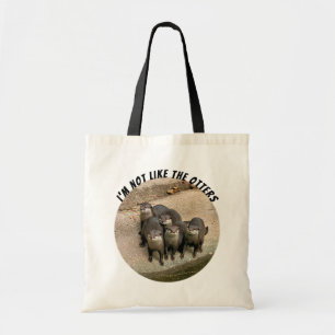 Tote Bag Calembour mignon drôle de loutres