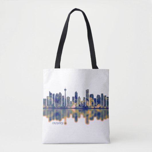 Tote Bag Calgary Skyline (Devant)
