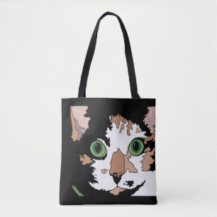 Tote Bag Calico Cat