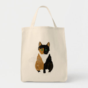 Tote Bag Calico Cat