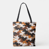 Tote Bag Calico Cat Camouflage (Dos)