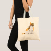 Tote Bag Calico Essential, Portrait Calico, Cute Calico Cat (Devant (produit))