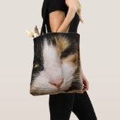 Tote Bag Calico Face (De près)