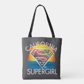 Tote Bag California Supergirl Sunset Graphic (Dos)