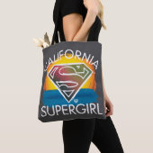 Tote Bag California Supergirl Sunset Graphic (De près)