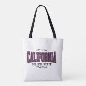 Tote Bag Californie 3D (Dos)