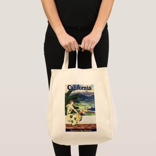 Tote Bag Californie cet été (Devant (produit))
