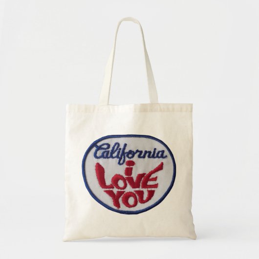Tote Bag Californie, je t'aime (Devant)