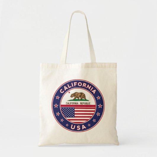 Tote Bag Californie, t-shirt (Devant)