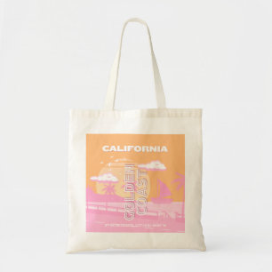 Tote Bag Californie, Travel Art, Preppy, Preppy Travel